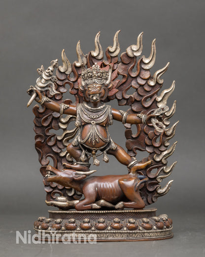 Handcrafted Yamantaka | Himalayan Sacred Sculpture