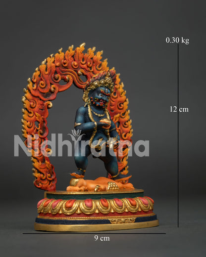 Black Dzambhala Statue