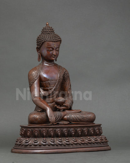 Oxidized Buddha Trio Set Sculpture - Symbol of Peace and Serenity