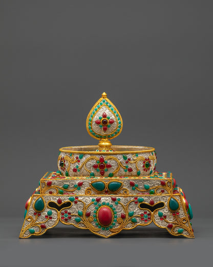Tibetan Buddhist Mandala | Traditional Offering & Spiritual Decor