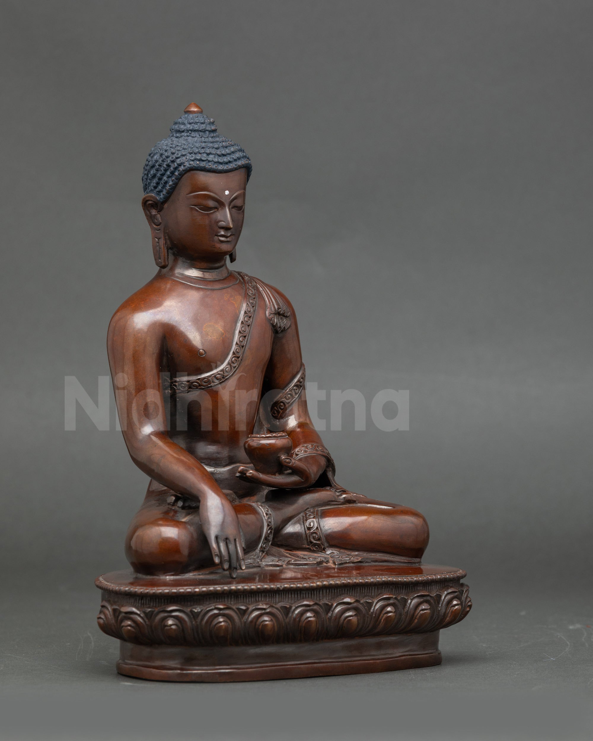 Traditional Shakyamuni Buddha Statue from Nepal
