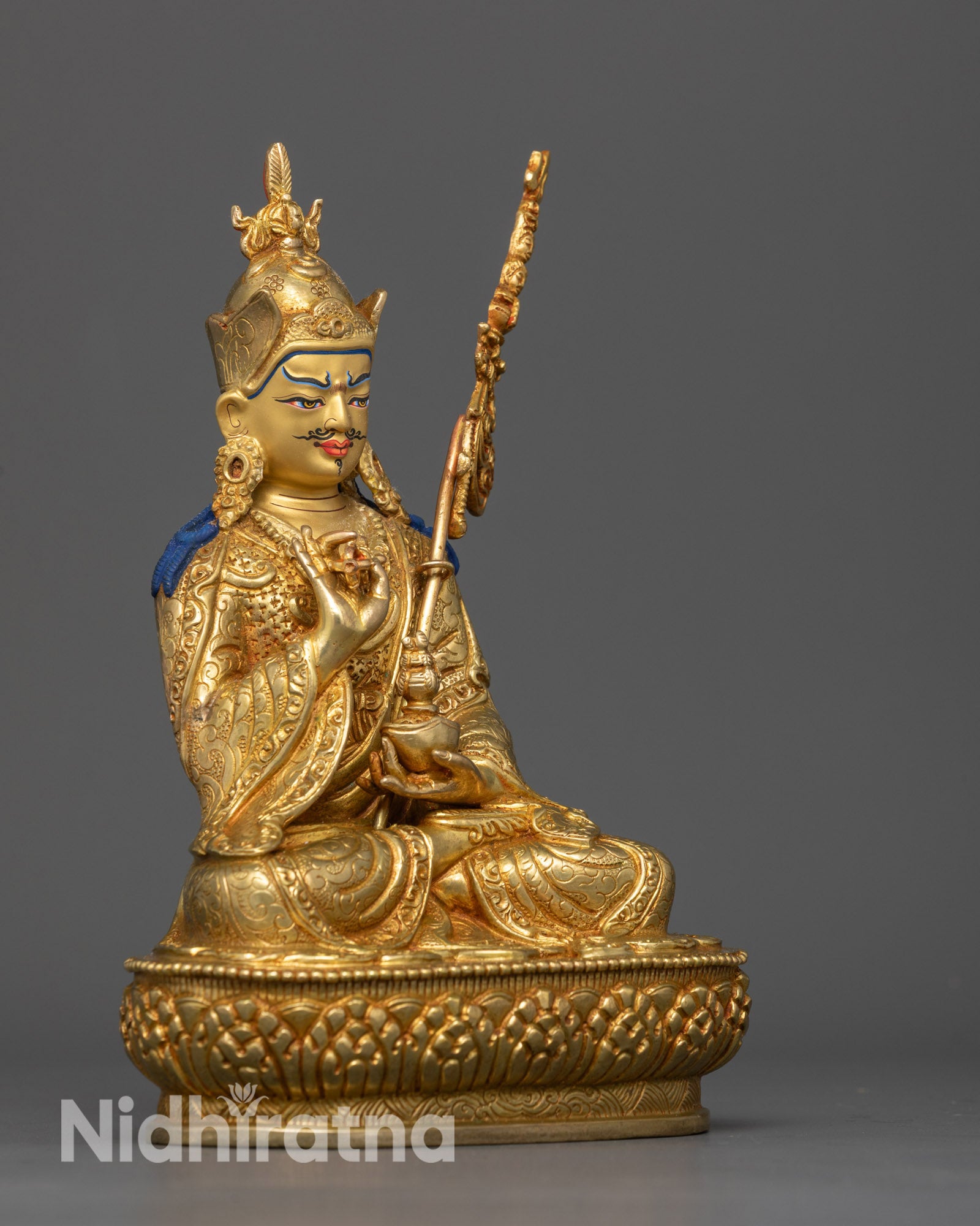 Guru Rinpoche: The Lotus Master in 24K Gold