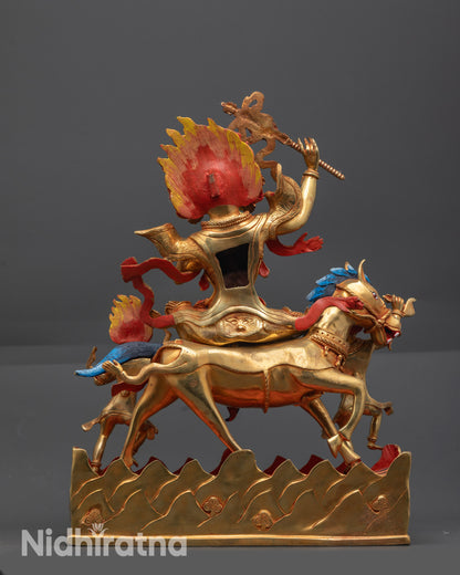 Fierce Protector Goddess Palden Lhamo Statue | Tibetan Buddhist Art