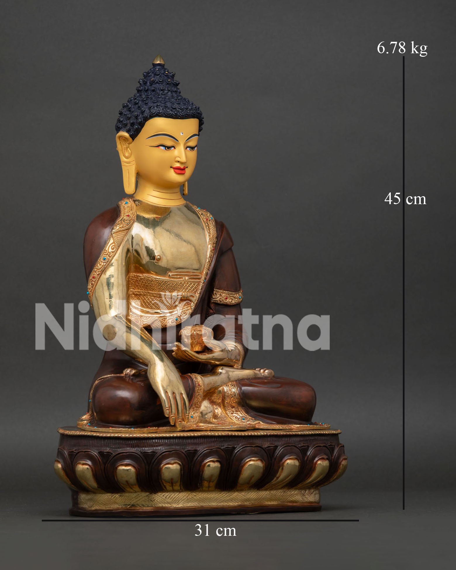 Shakyamuni Buddha Statue | Historical Buddha Sacred Sculpture