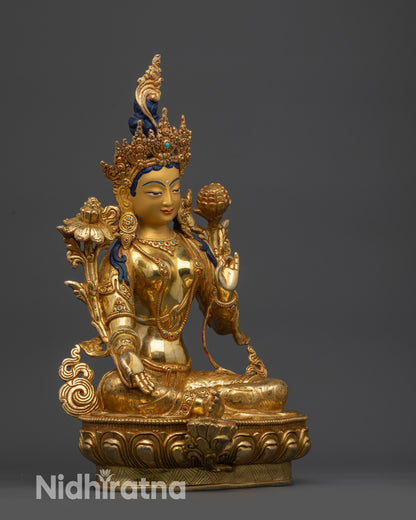 Green Tara Statue