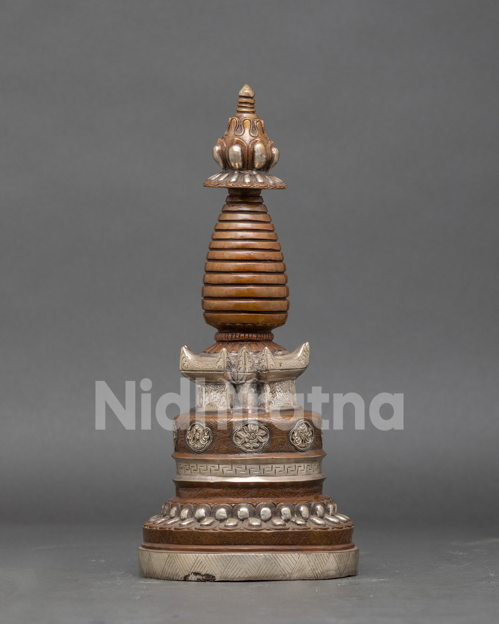 Handmade Kadampa Stupa | Sacred Shrine for Kadampa Buddhism