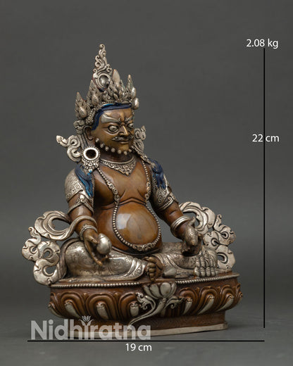 Dzambhala Statue | Tibetan Wealth God Statue for Abundance