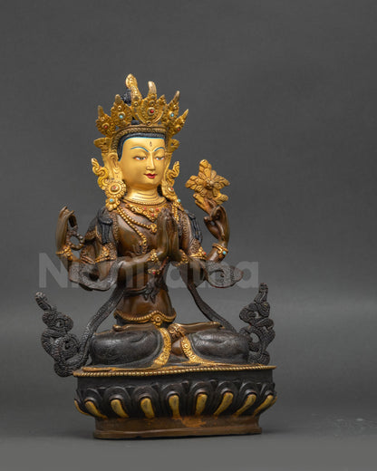 Buddhist Deity Chenrezig Statue- A Symbol of Loving-Kindness