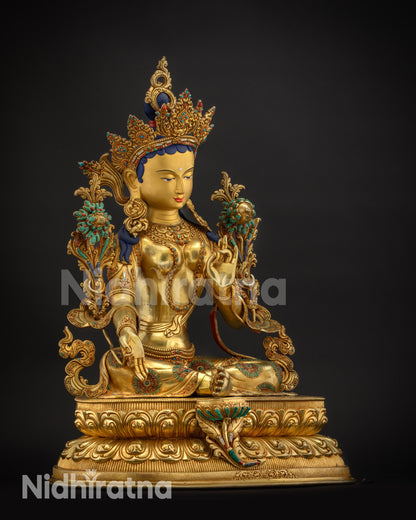 Green Tara Statue