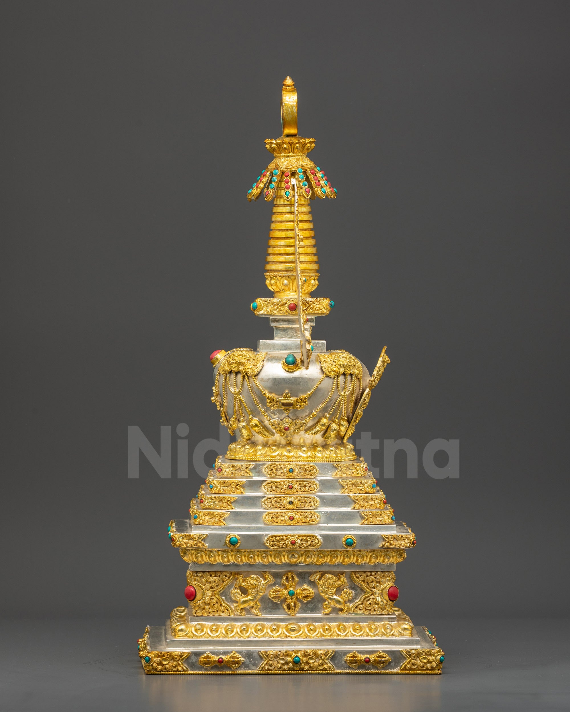 Traditional Tibetan Buddhist Stupa | Handmade Nepalese Shrine