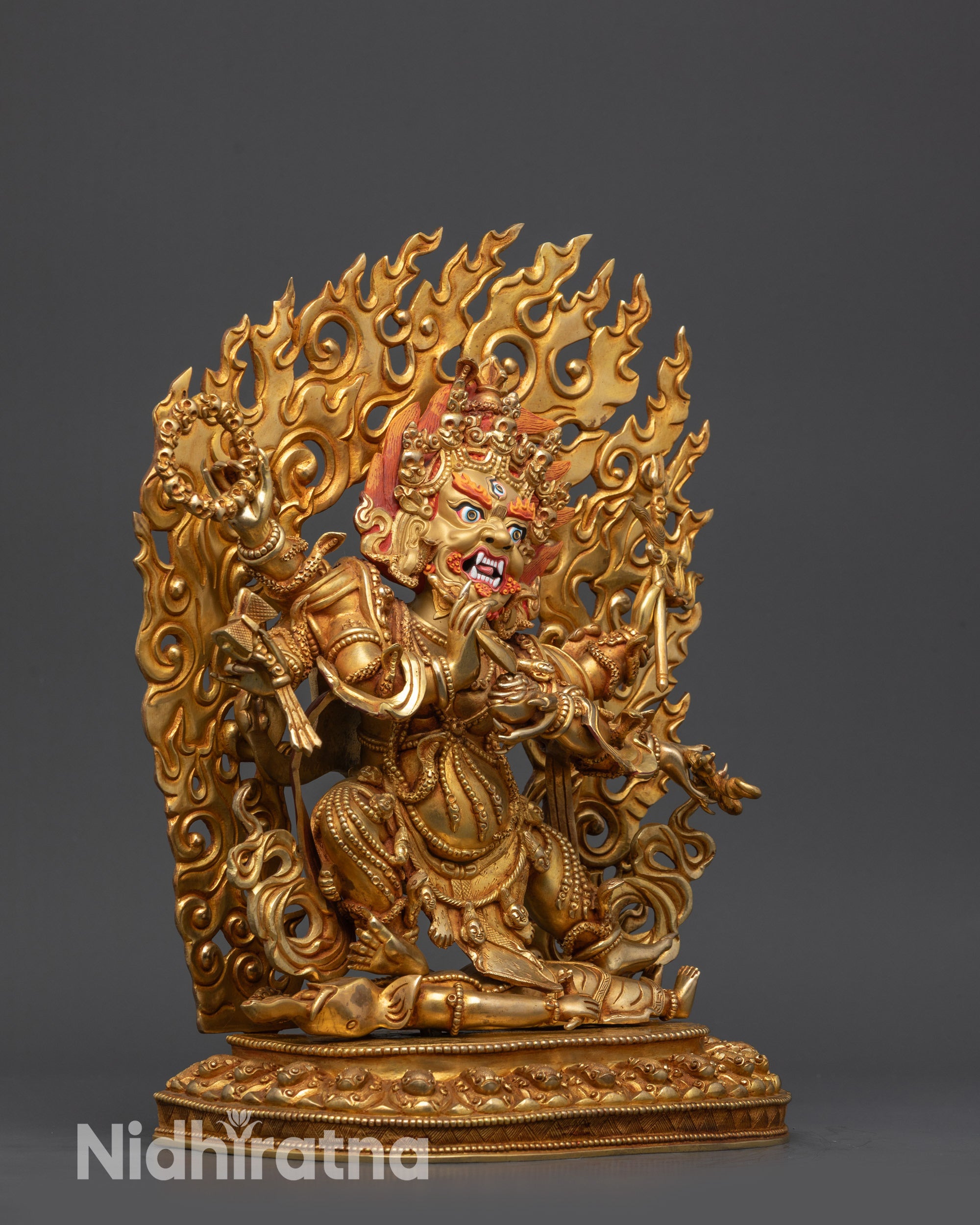 Six Armed Mahakala Statue