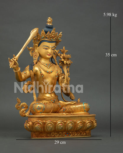 Manjushri Statue | Tibetan Buddhist God of Wisdom