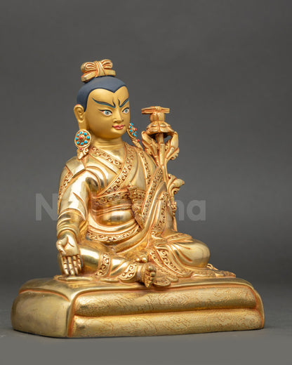 Jigme Lingpa statue handmade Newari craftsmanship Patan Nepal meditation figure