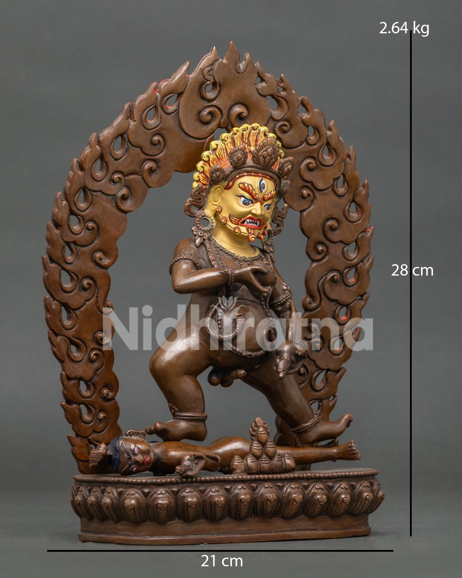 Black Dzambhala Statue