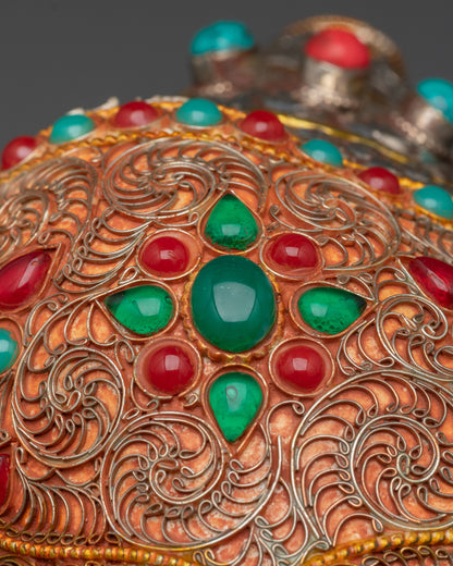 Tibetan Conch Shell | Sacred Shankh for Worship & Spiritual Offerings