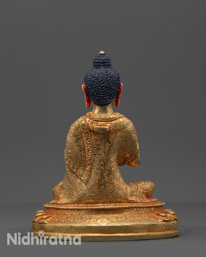 Handcrafted Copper Nagarjuna Statue | Mahasiddha Buddha from Nepal