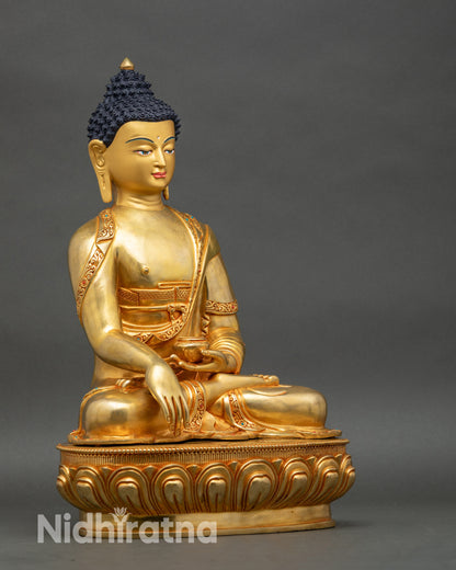 Handcrafted Statue of Buddha | Authentic Nepalese Copper Figurine