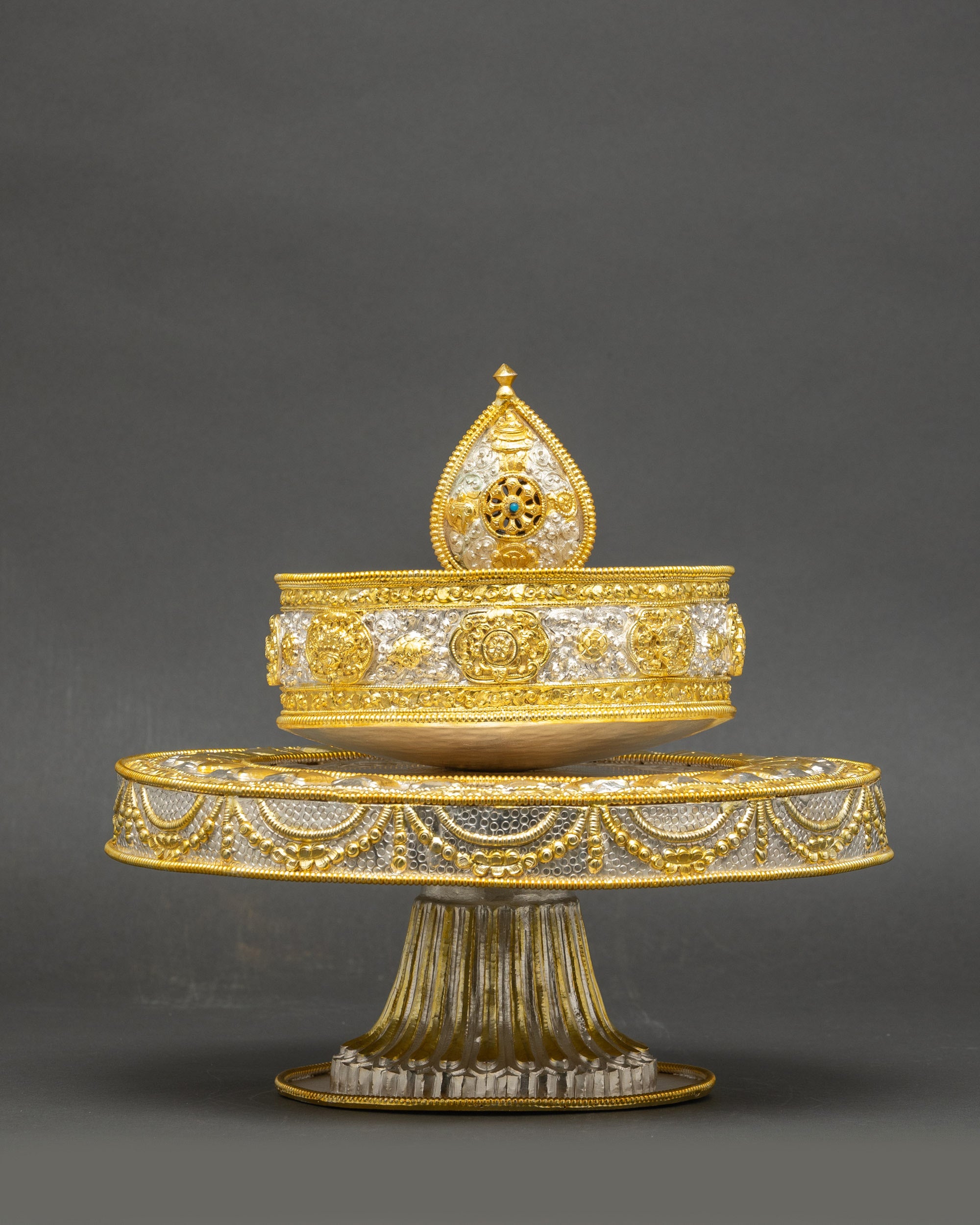 Buddhist Mandala Offering Set for Spiritual Space