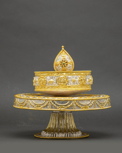 Buddhist Mandala Offering Set for Spiritual Space