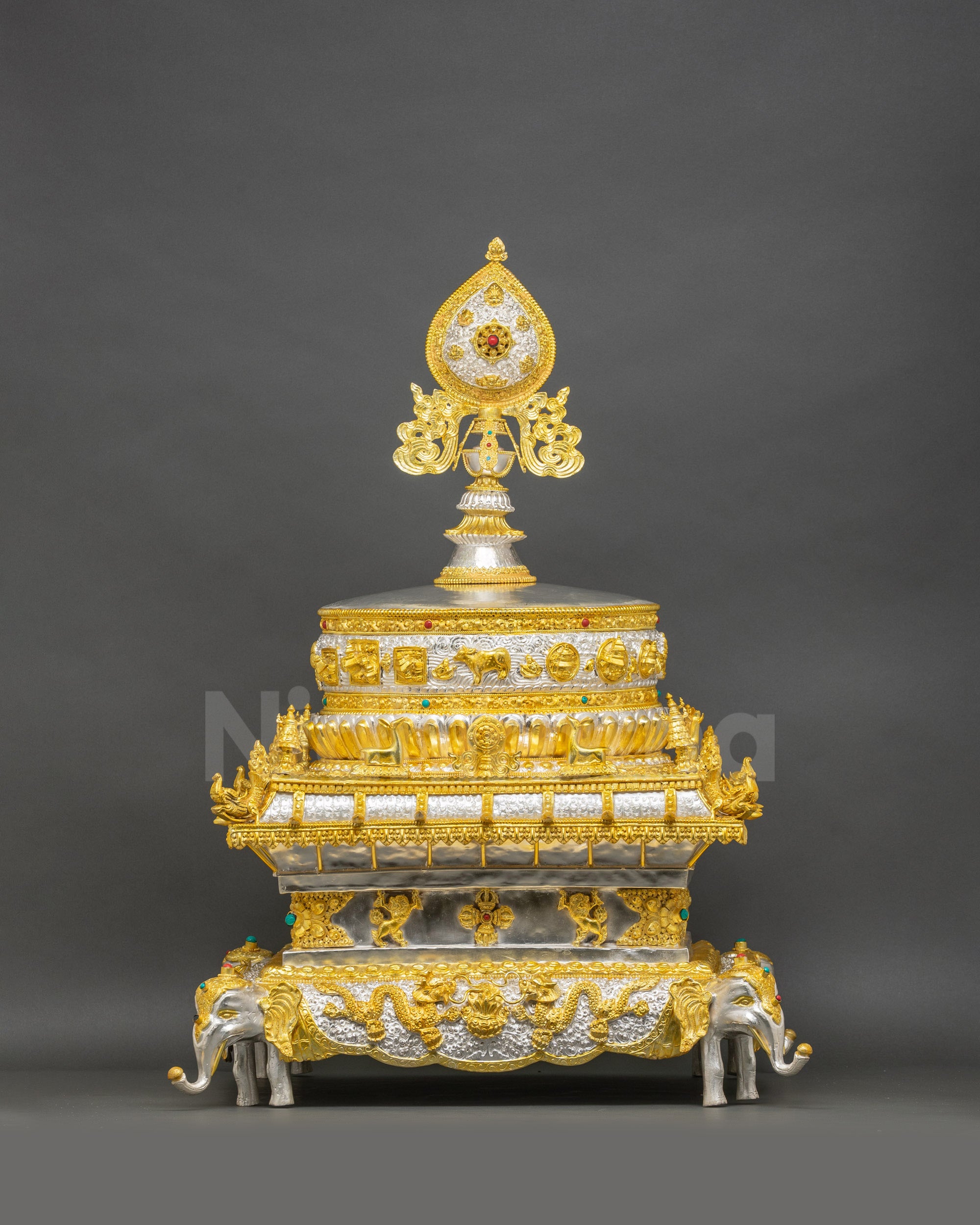 Mandala Offering Set | Handcrafted Himalayan Sacred Ritual Art