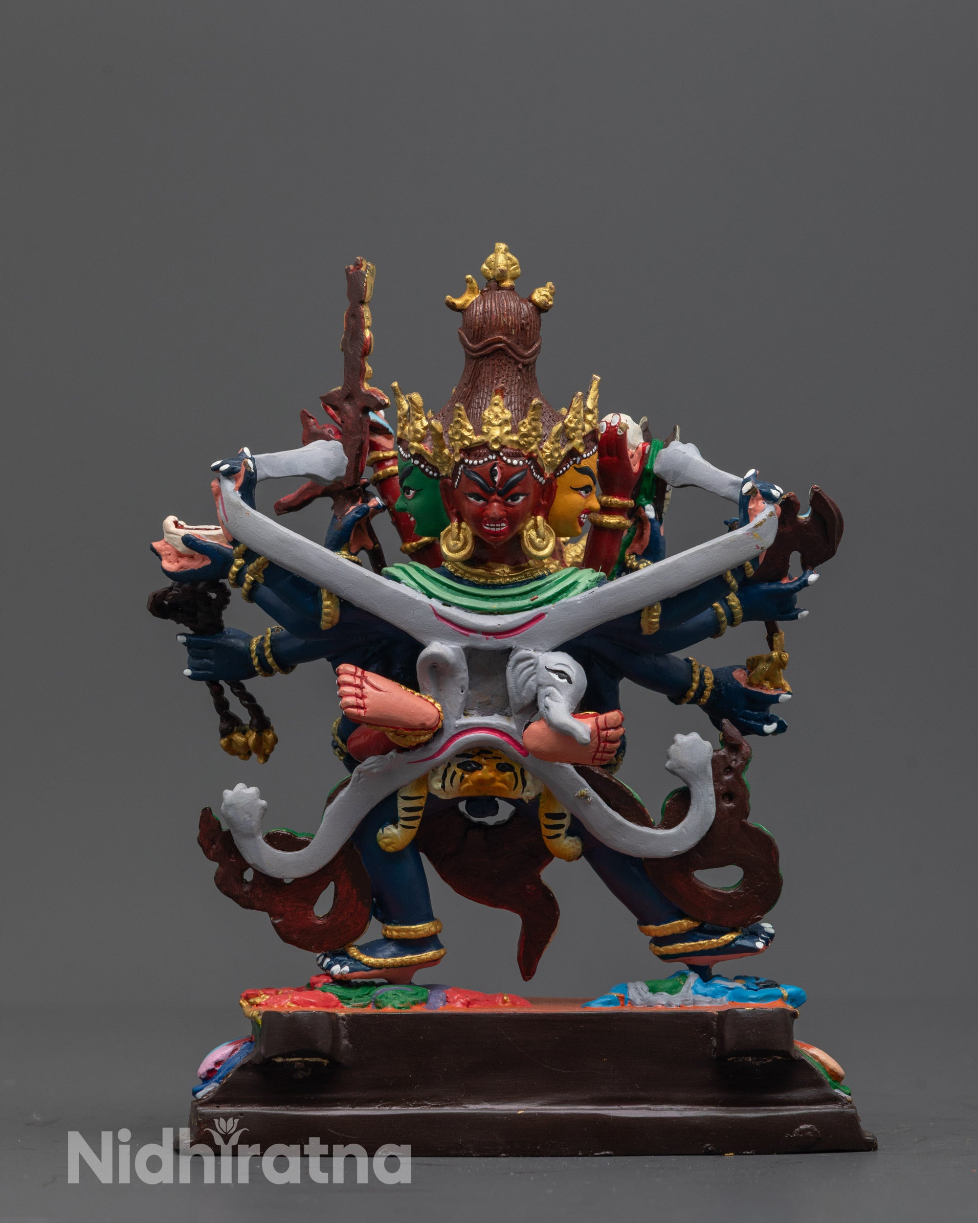 Handmade Chakrasamvara Statue | Exquisite Nepalese Buddhist Protector