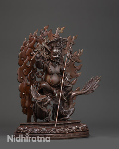 White Dzambhala Statue