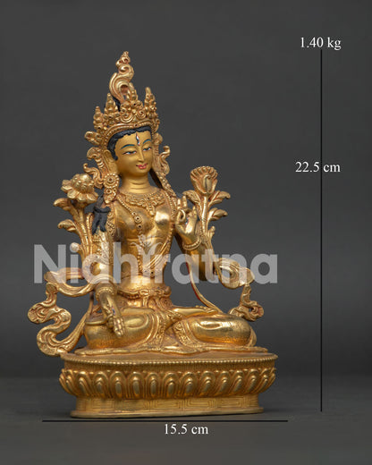 White Tara Statue | Tibetan Buddhist Deity