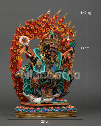 Six Armed Mahakala Statue