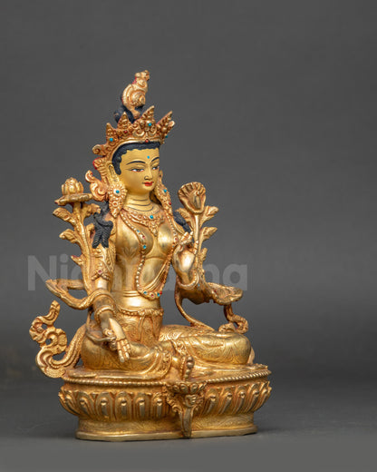 Green Tara Statue