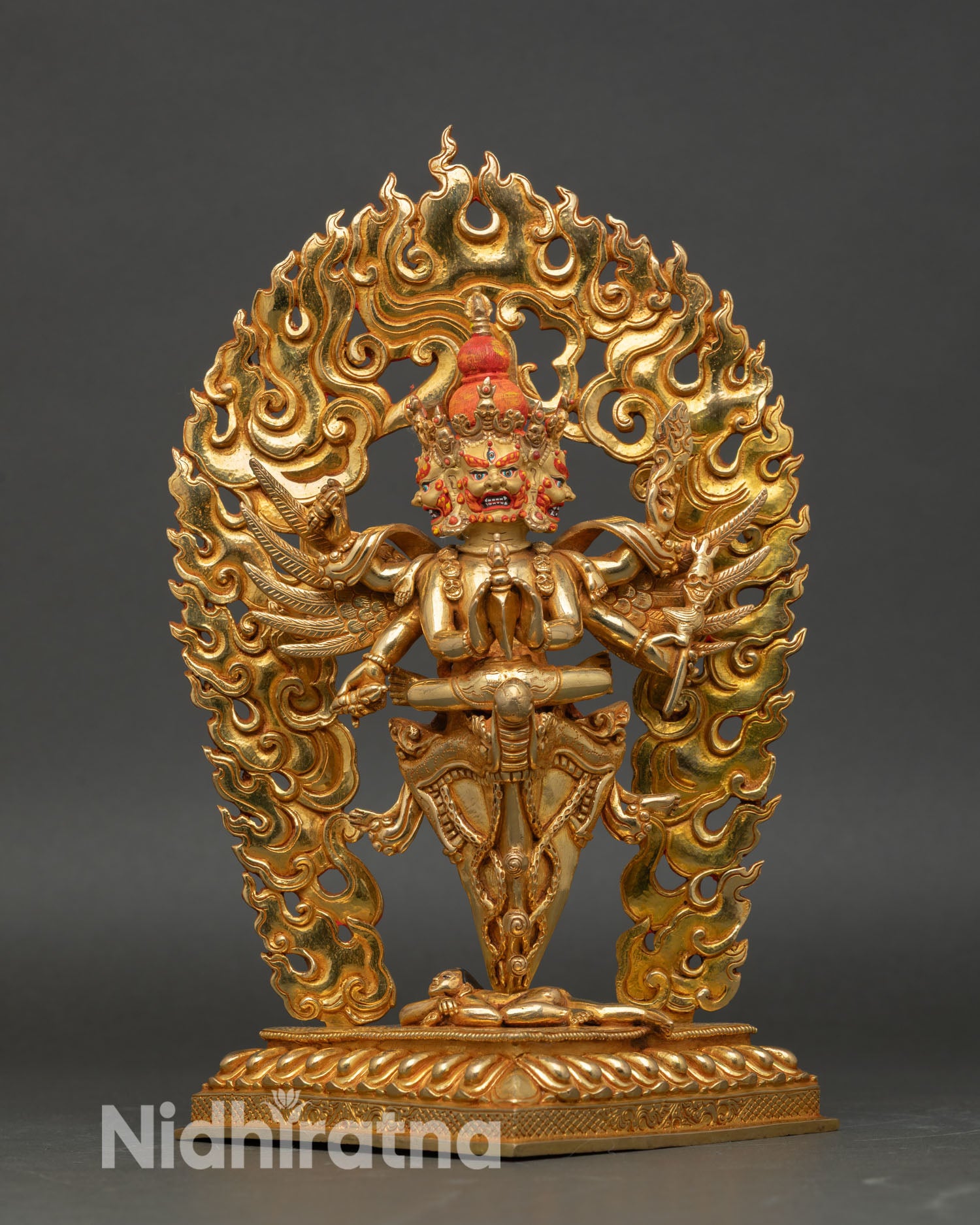 Vajrakilaya Statue | Sacred Union Deity for Vajrayana Practice