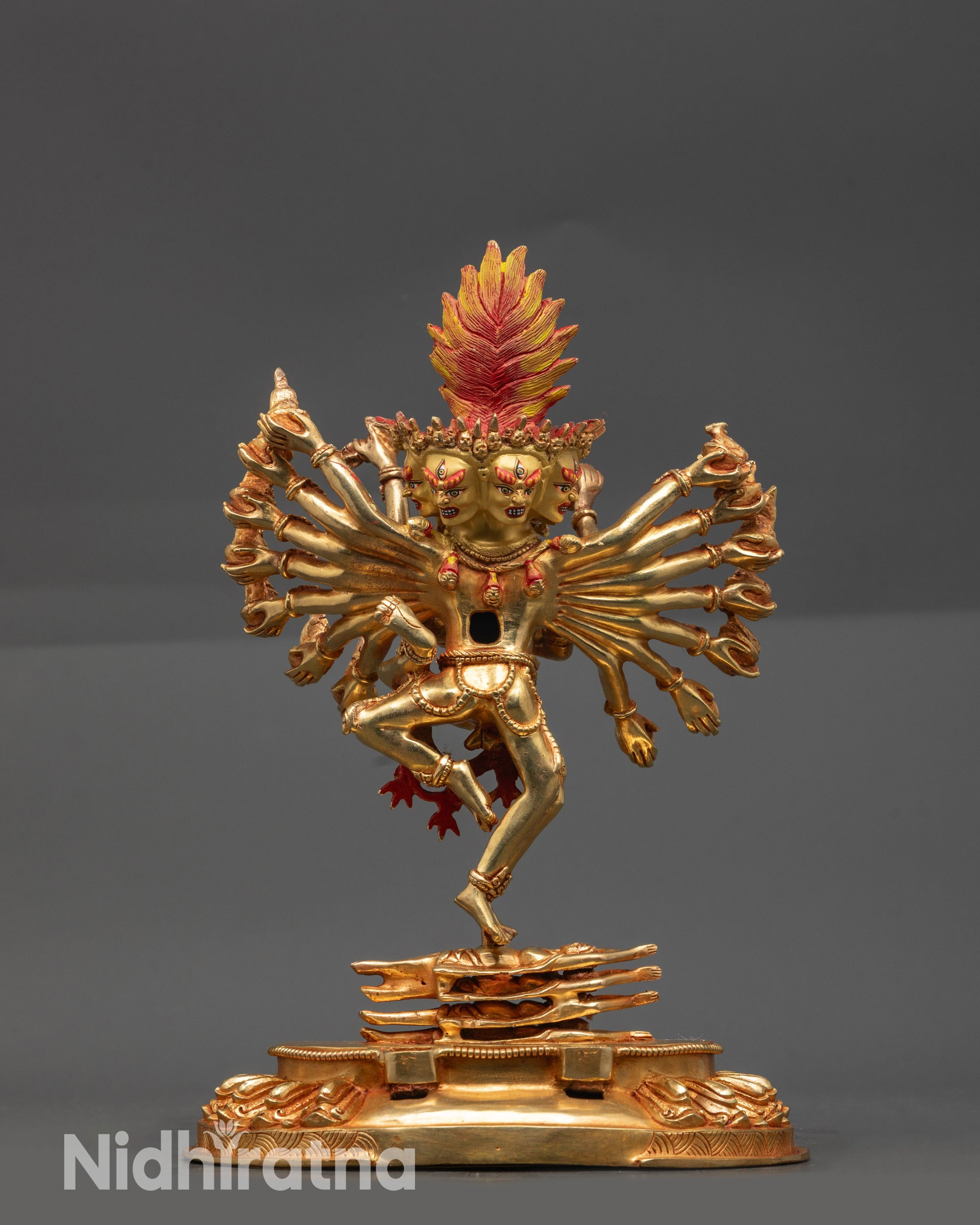 Hevajra Statue with Yab Yum Statue | Handcrafted Tantric Buddhist Idol