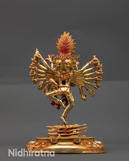 Hevajra Statue with Yab Yum Statue | Handcrafted Tantric Buddhist Idol
