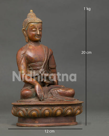 Antique Shakyamuni Buddha Statue | Himalayan Buddhist Art