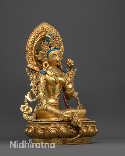 Green Tara Statue