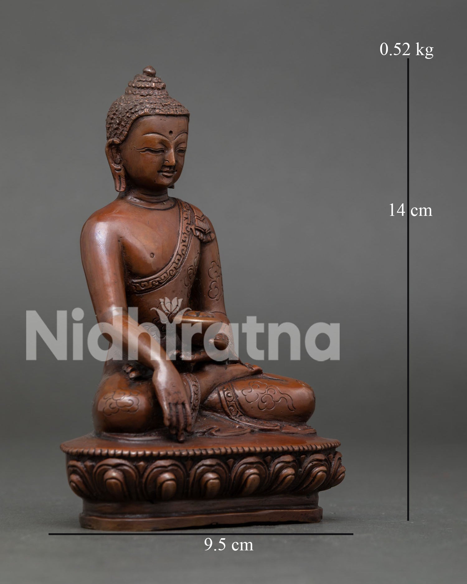 Nepalese Shakyamuni Buddha Statue | Sacred Buddhist Sculpture