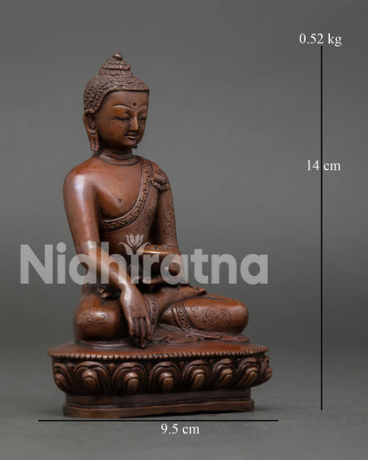 Nepalese Shakyamuni Buddha Statue | Sacred Buddhist Sculpture