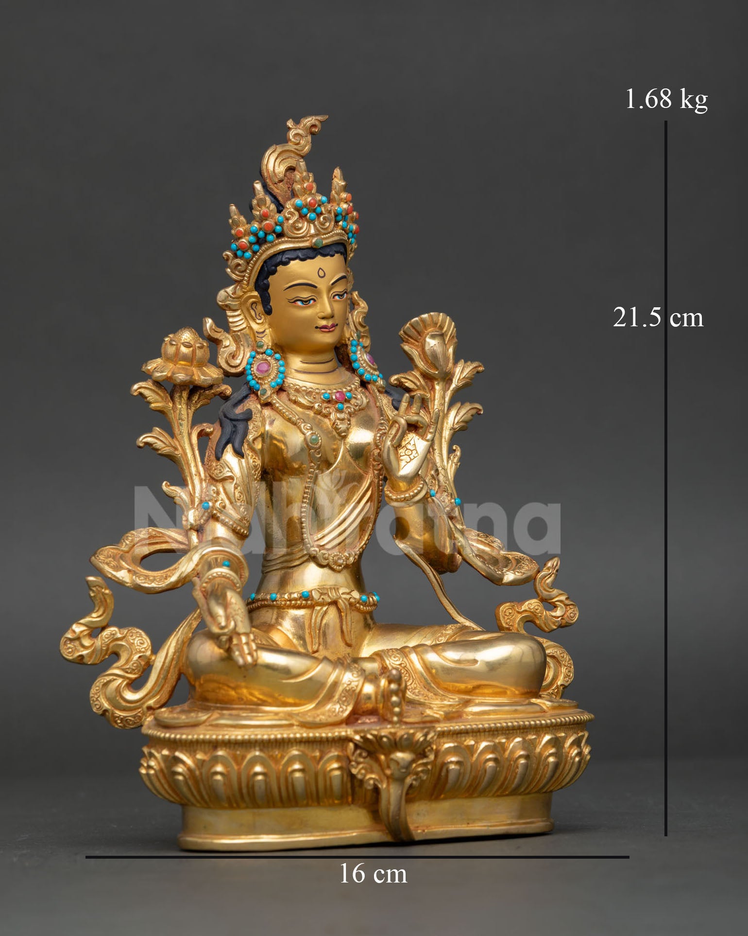 Green Tara Statue | Tibetan Buddhist Artwork