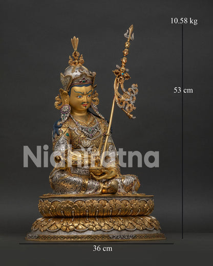 Guru Rinpoche Statue Handcrafted in Nepal | The Second Buddha of Tibet