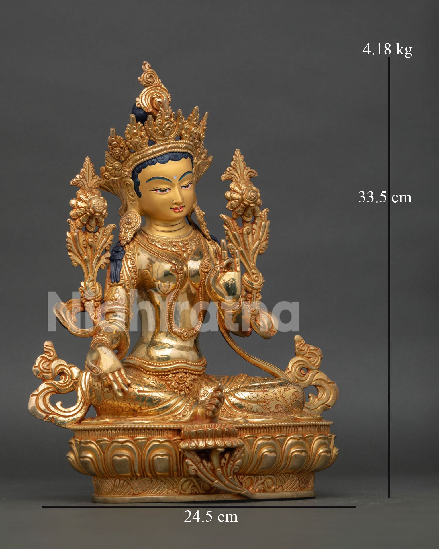 Green Tara Statue | Handcrafted Buddhist Spiritual Art