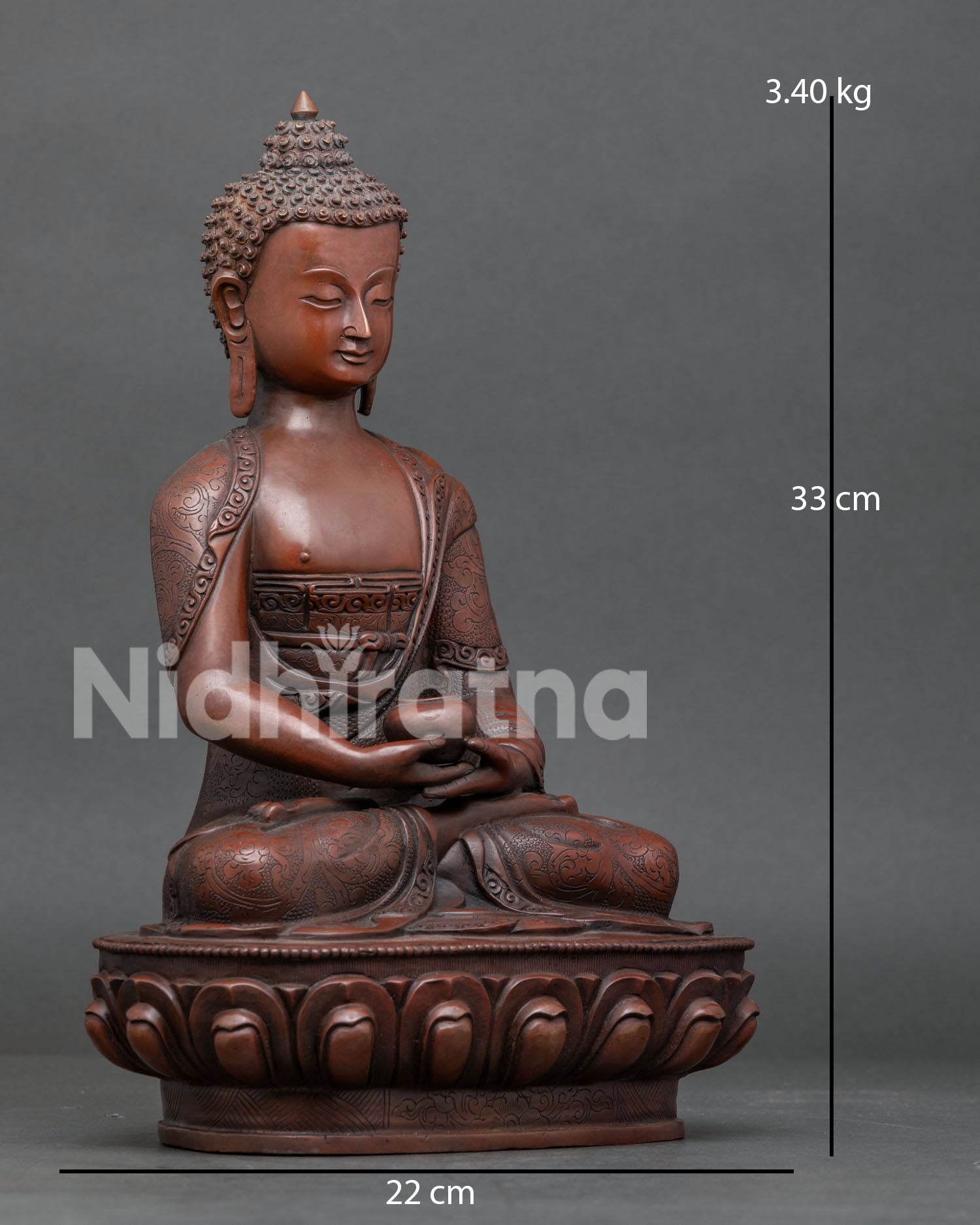 Divine Amitabha Buddha Statue | Spiritual Home Altar Decoration