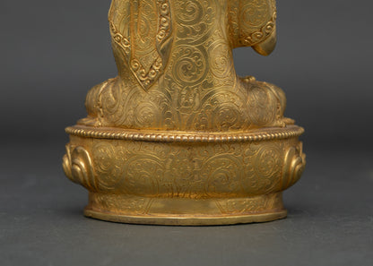 Tsongkhapa Statue Set with Two Disciples | Lost-Wax Craftsmanship