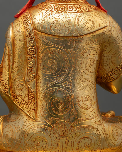 Je Tsongkhapa with Two Disciples Sculpture | Handmade in Nepal