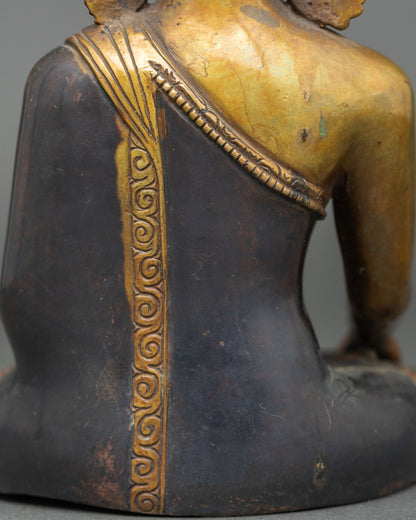 Five Dhyani Buddhas Statue | Himalayan Vajrayana Spiritual Altar Set