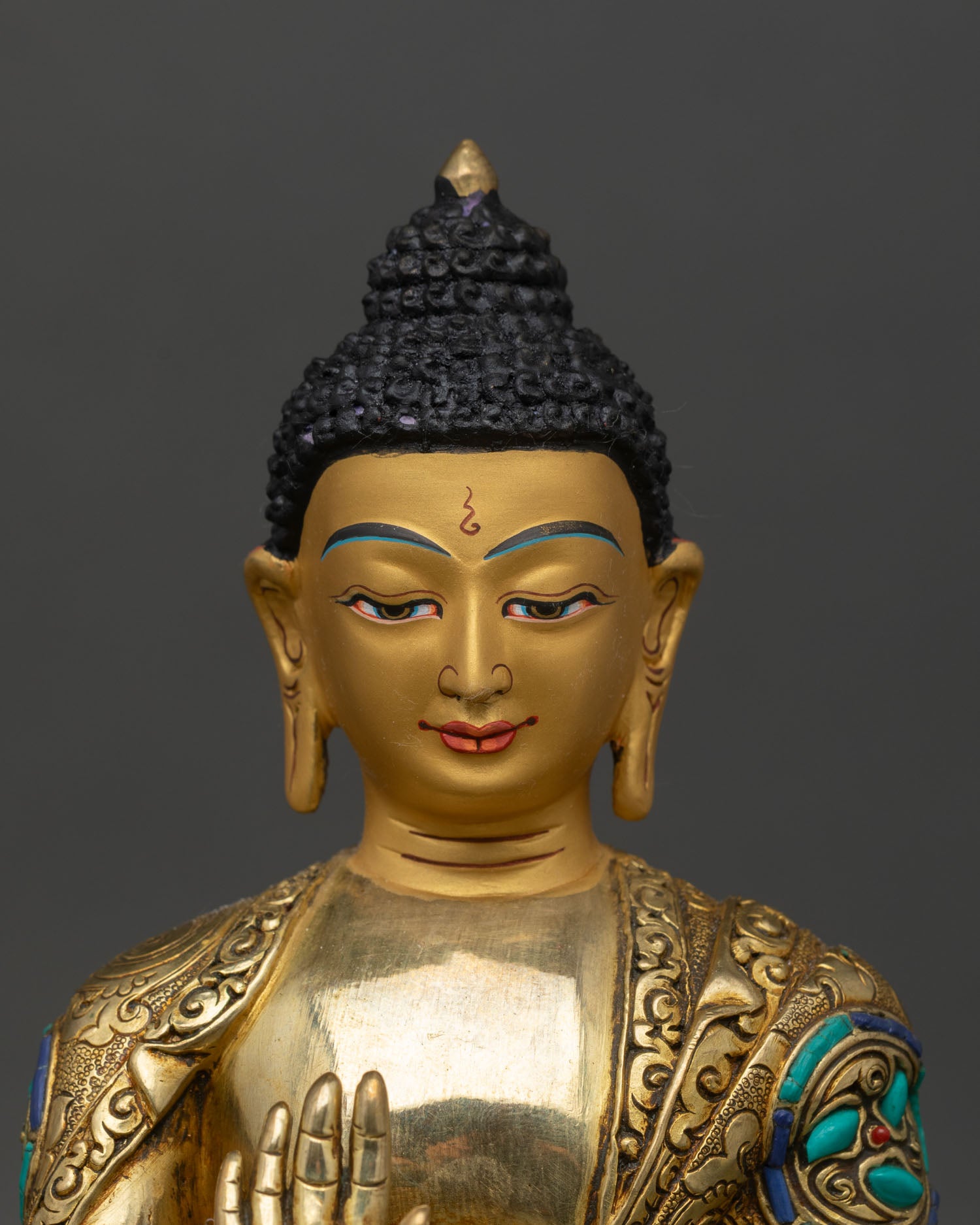 Five Dhyani Buddha Sculpture – Representation of Enlightened Wisdom