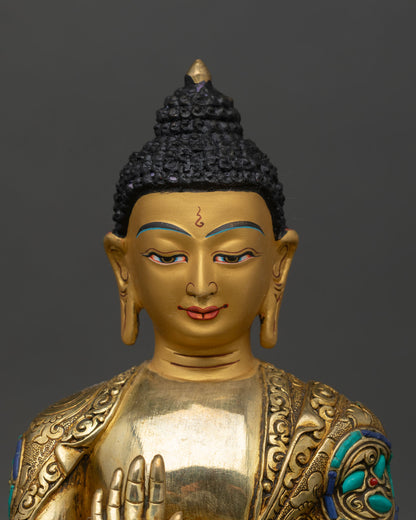 Five Dhyani Buddha Sculpture – Representation of Enlightened Wisdom