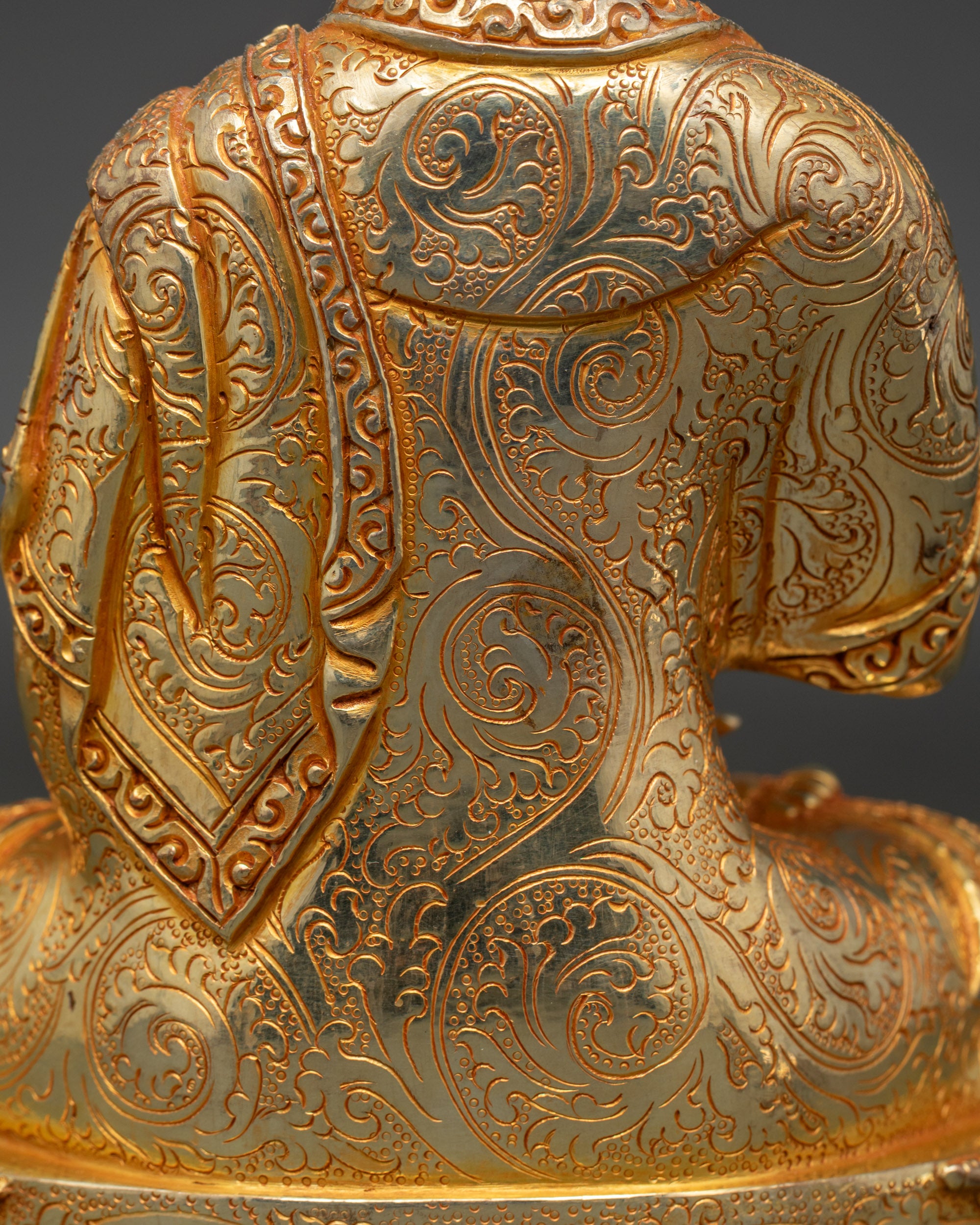 Lama Tsongkhapa Statue Set | Himalayan Sacred Artwork