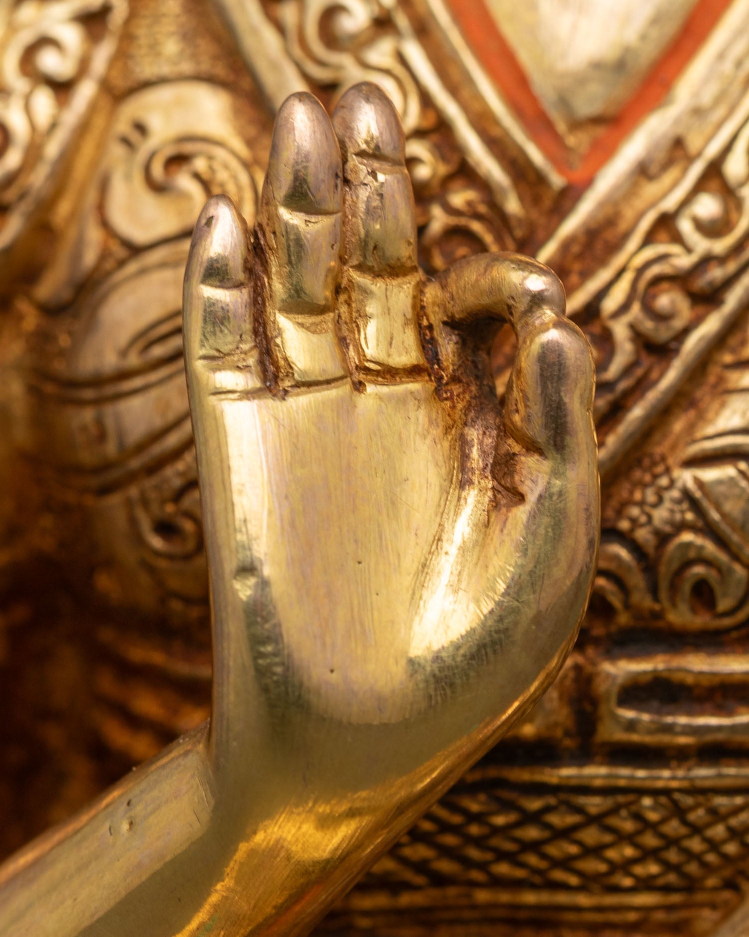Tsongkhapa and Two Disciples Set – Luminous Wisdom Handmade Statue