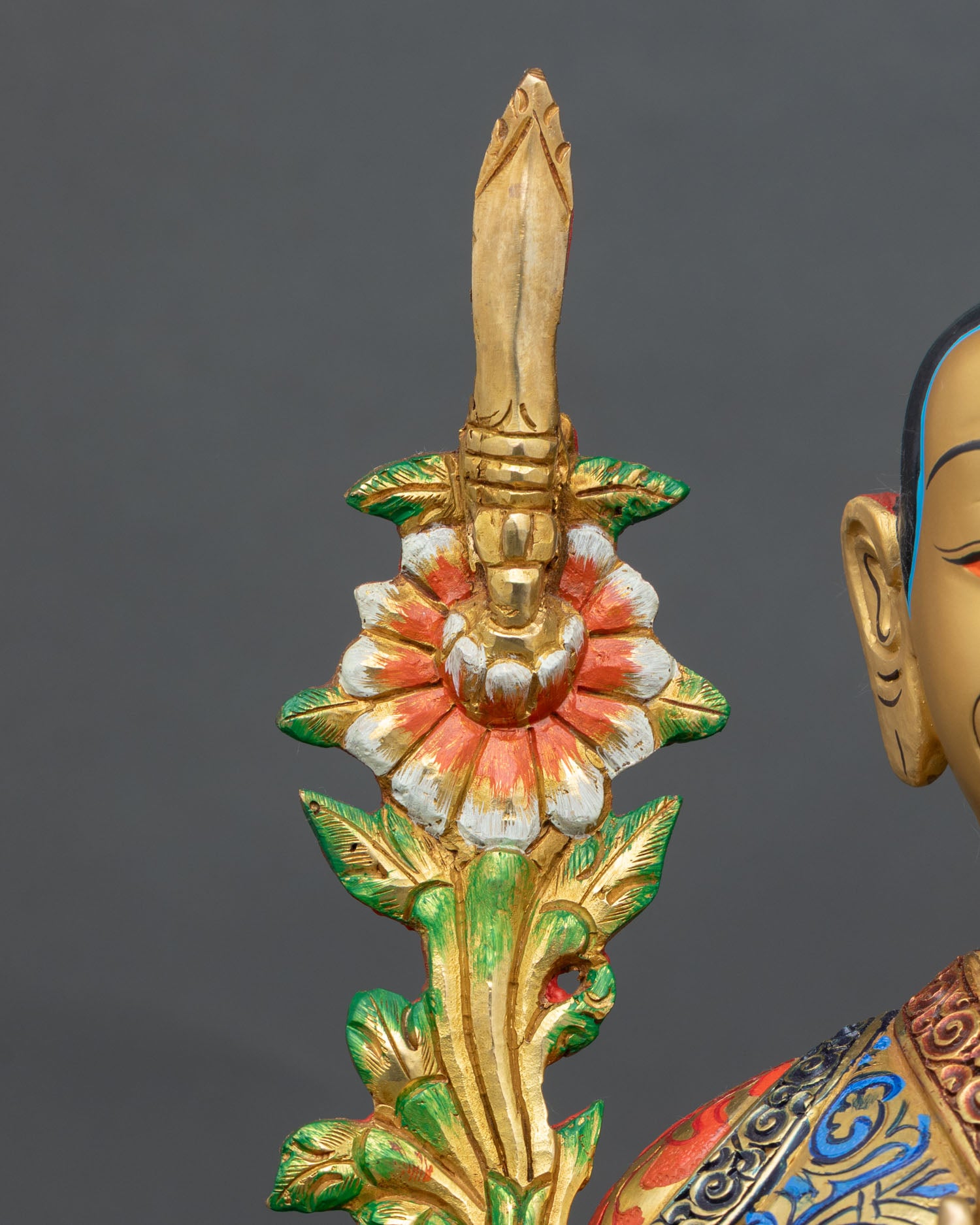 Lama Tsongkhapa Statue Set – Authentic Tibetan Art