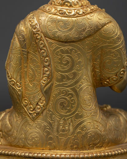 Tsongkhapa Statue Set with Two Disciples | Lost-Wax Craftsmanship