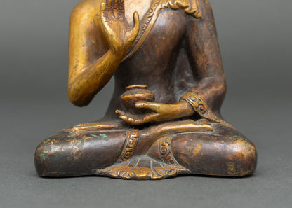 Five Dhyani Buddhas Statue | Himalayan Vajrayana Spiritual Altar Set